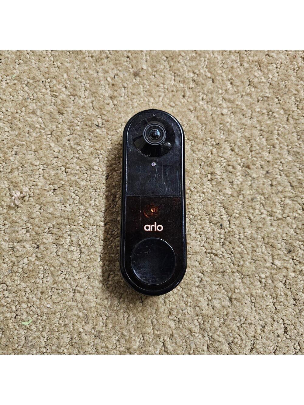 Arlo AVD1001 Wired Video Doorbell Black (Camera Only)